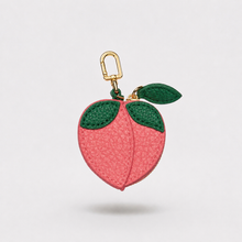 Load image into Gallery viewer, Peach Coin Pouch Bag Charm