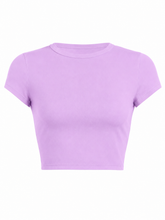 Load image into Gallery viewer, Short Sleeve Crop Top
