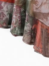Load image into Gallery viewer, Pattern Ruffled Skirt