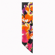 Load image into Gallery viewer, Midnight Bloom Bag Scarf
