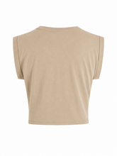 Load image into Gallery viewer, Solid Knot Tie Crop Top