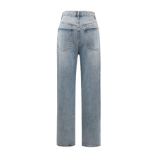 Load image into Gallery viewer, Asymmetrical Waist Straight Leg Jeans
