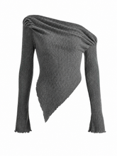 Load image into Gallery viewer, Ribbed Knit Long Sleeve