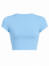 Load image into Gallery viewer, Short Sleeve Crop Top