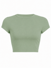 Load image into Gallery viewer, Short Sleeve Crop Top