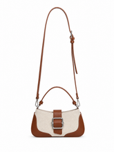Load image into Gallery viewer, CUCI Canvas Buckle Shoulder Bag - Latte