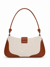 Load image into Gallery viewer, CUCI Canvas Buckle Shoulder Bag - Latte