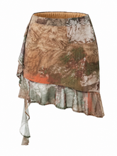Load image into Gallery viewer, Pattern Ruffled Skirt