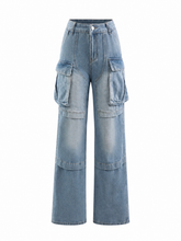 Load image into Gallery viewer, Cargo Pocket Jeans