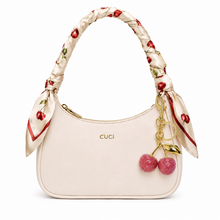 Load image into Gallery viewer, Pink Glitz Cherry Bag Charm