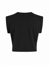 Load image into Gallery viewer, Solid Knot Tie Crop Top