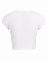 Load image into Gallery viewer, Hand Print Crop Top