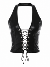 Load image into Gallery viewer, Midnight Desire Halter Top