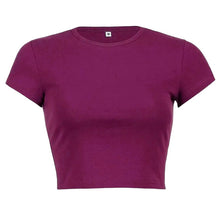 Load image into Gallery viewer, Short Sleeve Crop Top
