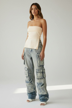 Load image into Gallery viewer, Zip Down Tube Top