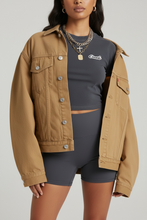 Load image into Gallery viewer, Cuci Fitted Essential Tee - Midnight Cement