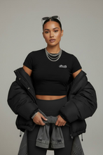 Load image into Gallery viewer, Cuci Fitted Essential Tee - Charcoal Ash