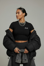 Load image into Gallery viewer, Cuci Fitted Essential Tee - Charcoal Ash