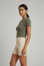 Load image into Gallery viewer, Cuci Fitted Essential Tee - Dessert Sage