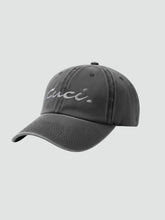 Load image into Gallery viewer, Cuci Signature Cotton Cap- Charcoal Ash