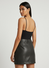 Load image into Gallery viewer, Faux Leather Cargo Skirt