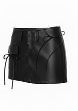 Load image into Gallery viewer, Faux Leather Skirt