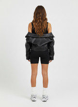 Load image into Gallery viewer, Faux Leather Jacket