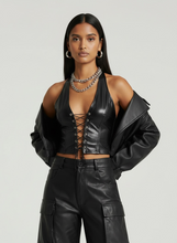 Load image into Gallery viewer, Midnight Desire Halter Top