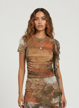 Load image into Gallery viewer, Pattern Ruffled Skirt
