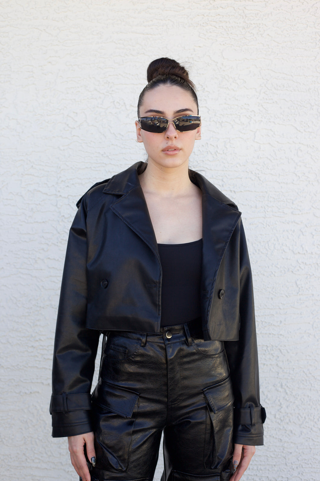 Faux Leather Jacket