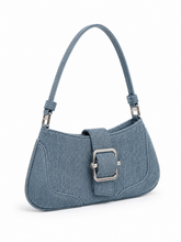 Load image into Gallery viewer, CUCI Canvas Buckle Shoulder Bag - Jean
