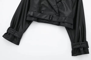 Faux Leather Jacket