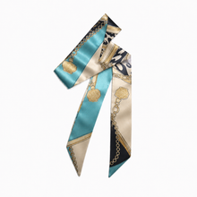 Load image into Gallery viewer, Royal Riviera Bag Scarf
