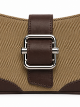 Load image into Gallery viewer, CUCI Canvas Buckle Shoulder Bag - Mocha
