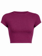 Load image into Gallery viewer, Short Sleeve Crop Top
