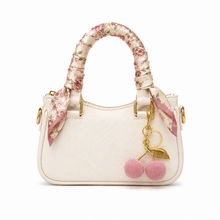 Load image into Gallery viewer, Velvet Cherry Bag Charm
