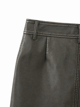 Load image into Gallery viewer, Faux Leather Cargo Skirt
