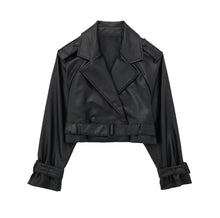 Load image into Gallery viewer, Faux Leather Jacket
