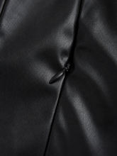 Load image into Gallery viewer, Faux Leather Strapless Dress
