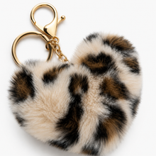 Load image into Gallery viewer, Sable Heart Bag Charm
