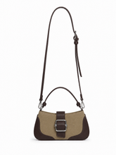 Load image into Gallery viewer, CUCI Canvas Buckle Shoulder Bag - Mocha
