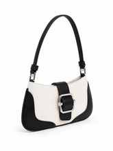 Load image into Gallery viewer, CUCI Canvas Buckle Shoulder Bag - Tuxedo
