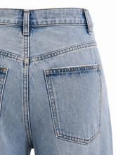 Load image into Gallery viewer, Asymmetrical Waist Straight Leg Jeans
