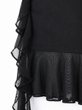Load image into Gallery viewer, Black Ruffled Skirt
