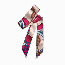 Load image into Gallery viewer, Pink Duchess Bag Scarf
