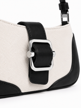 Load image into Gallery viewer, CUCI Canvas Buckle Shoulder Bag - Tuxedo
