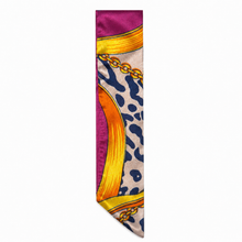Load image into Gallery viewer, Velvet Leopard Bag Scarf
