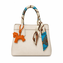 Load image into Gallery viewer, Saddle Bleu Bag Scarf
