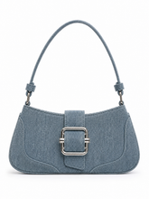 Load image into Gallery viewer, CUCI Canvas Buckle Shoulder Bag - Jean
