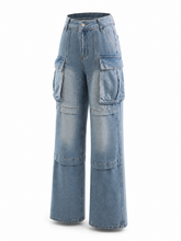 Load image into Gallery viewer, Cargo Pocket Jeans
